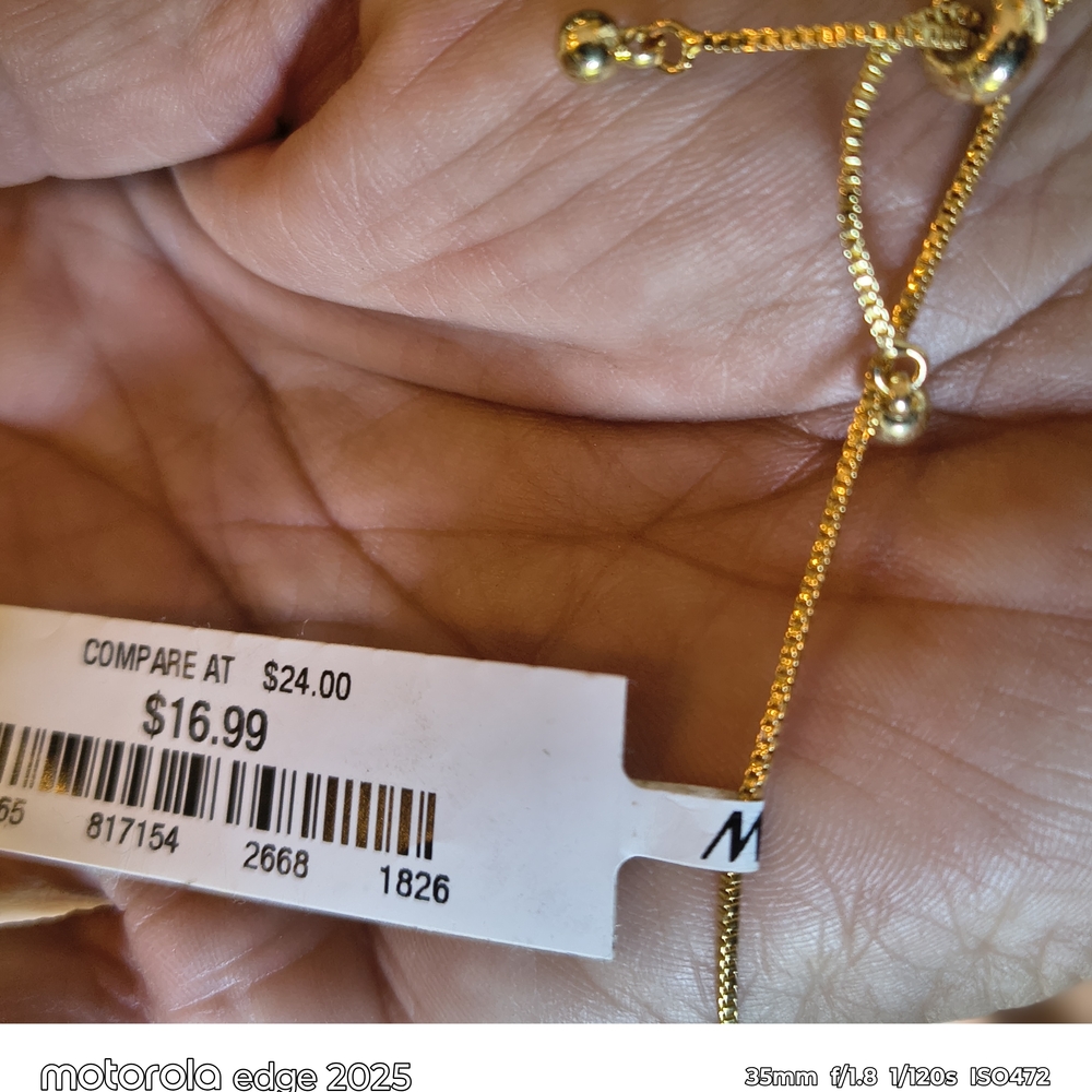 Gold Floral Bracelet - Picture 5 of 5